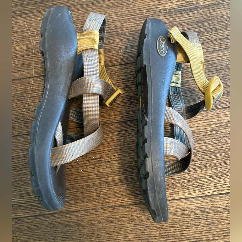 Chaco Sandals yellow and brown